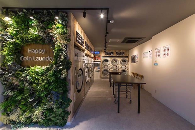 H.B.P JO-NANの1階の24時間営業のコインランドリー