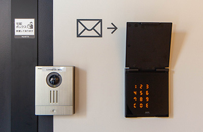 オートロックの玄関